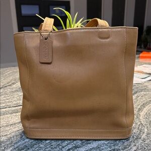 Coach Caramel Leather Tote